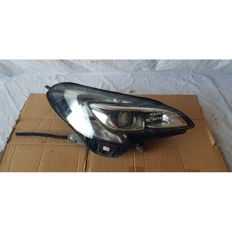 OPEL CORSA E PROIETTORE FANALE FARO FANALI ANTERIORE XENO LED H11 13381348 DX