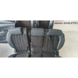 LANCIA DELTA TAPPEZZERIA SEDILI SEDILE INTERNI INTERNA SELLERIA MISTO PELLE NERA