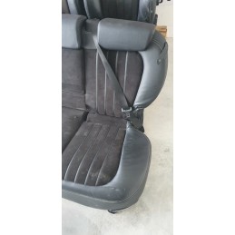 LANCIA DELTA TAPPEZZERIA SEDILI SEDILE INTERNI INTERNA SELLERIA MISTO PELLE NERA