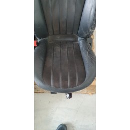 LANCIA DELTA TAPPEZZERIA SEDILI SEDILE INTERNI INTERNA SELLERIA MISTO PELLE NERA