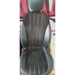LANCIA DELTA TAPPEZZERIA SEDILI SEDILE INTERNI INTERNA SELLERIA MISTO PELLE NERA