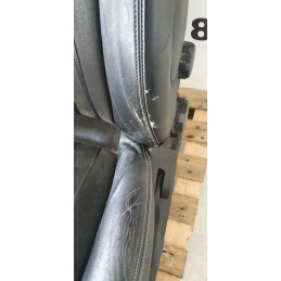LANCIA DELTA TAPPEZZERIA SEDILI SEDILE INTERNI INTERNA SELLERIA MISTO PELLE NERA