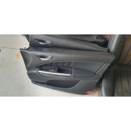 LANCIA DELTA TAPPEZZERIA SEDILI SEDILE INTERNI INTERNA SELLERIA MISTO PELLE NERA