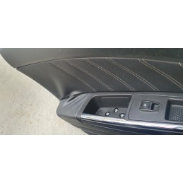 LANCIA DELTA TAPPEZZERIA SEDILI SEDILE INTERNI INTERNA SELLERIA MISTO PELLE NERA