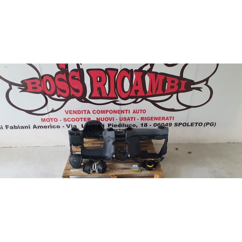 FORD FIESTA MK7 6 SERIE KIT AIRBAG CRUSCOTTO CENTRALINA CINTURE SPIRALE GUIDATORE