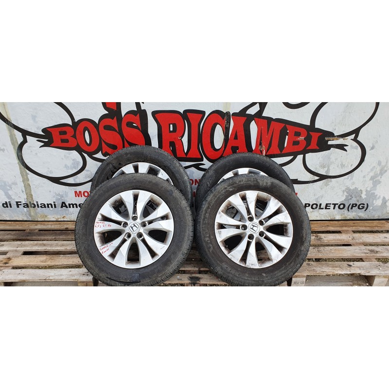 4x CERCHIO IN LEGA GOMMA PNEUMATICO HONDA CR-V-CIVIC INT. 5x114,3 DA 17 POLLICI