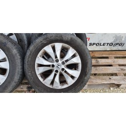 4x CERCHIO IN LEGA GOMMA PNEUMATICO HONDA CR-V-CIVIC INT. 5x114,3 DA 17 POLLICI