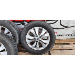 4x CERCHIO IN LEGA GOMMA PNEUMATICO HONDA CR-V-CIVIC INT. 5x114,3 DA 17 POLLICI