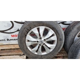 4x CERCHIO IN LEGA GOMMA PNEUMATICO HONDA CR-V-CIVIC INT. 5x114,3 DA 17 POLLICI