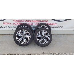 4x CERCHI IN LEGA +GOMME CITROEN C4-DS4-DS7-C5-BERLINGO INT. 5x108 - 17" POLLICI