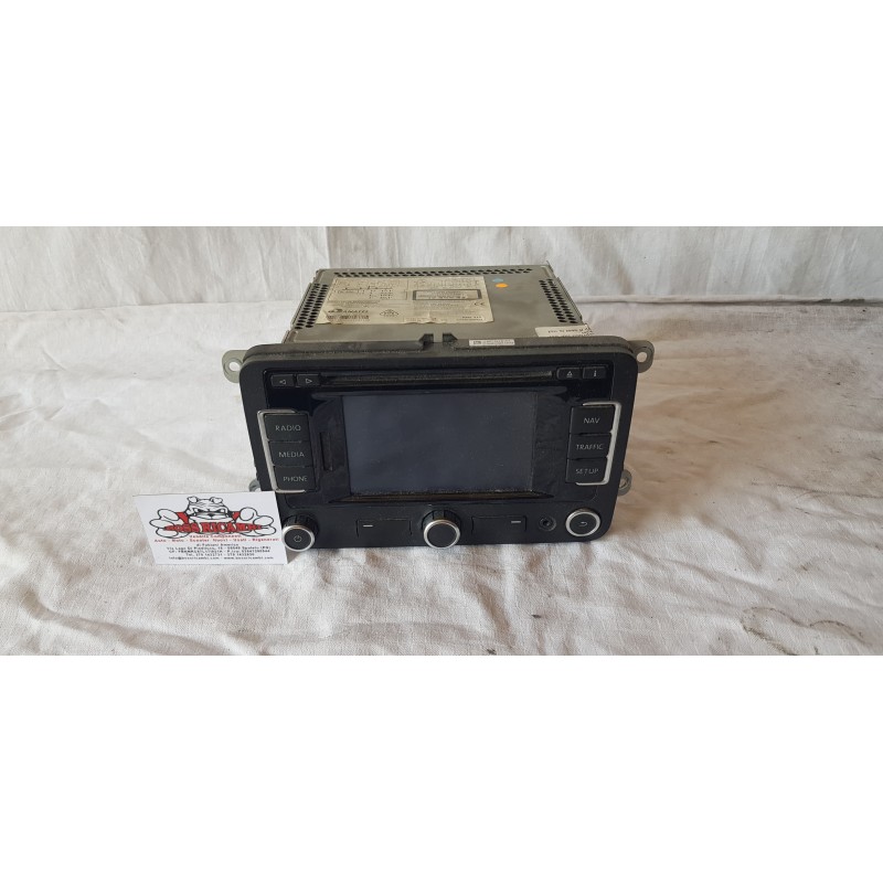VOLKSWAGEN PASSAT B7 AUTORADIO STEREO RNS 315 EU DISPLAY NAVI GPS PHONE RADIO