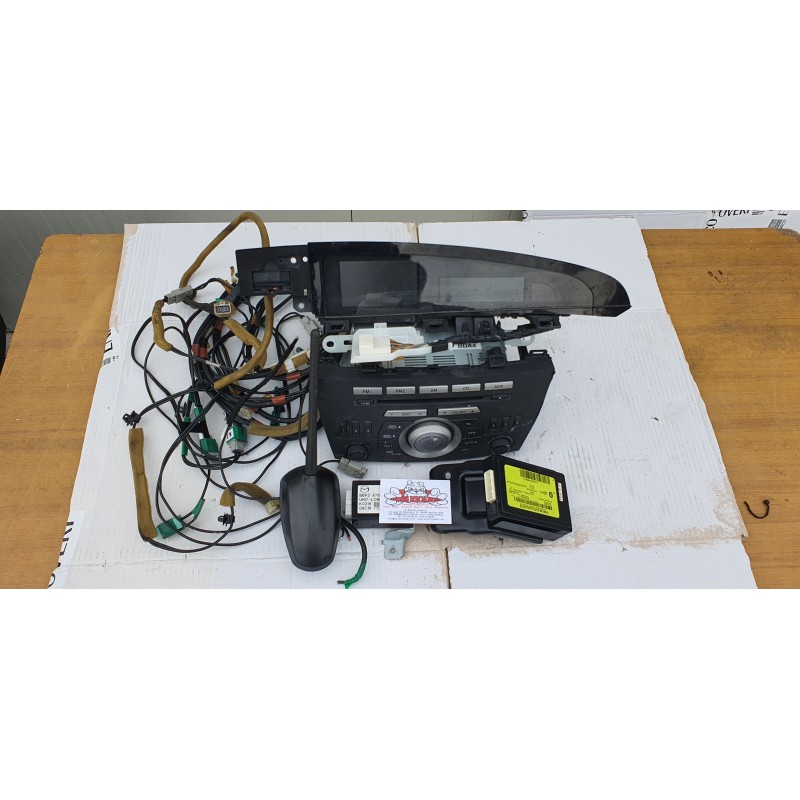 MAZDA 3 BL 2 SERIE SISTEMA NAVIGAZIONE DISPLAY ANTENNA CABLAGGIO SENSORE GPS