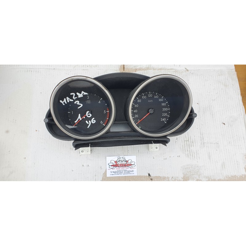 MAZDA 3 BL 2 SERIE QUADRO STRUMENTI CONTACHILOMETRI STRUMENTAZIONE 1.6D Y6