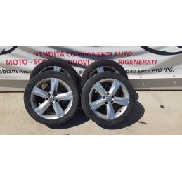 4x CERCHI IN LEGA VOLKSWAGEN PASSAT-GOLF-TIGUAN-T ROC INT. 5x112 DA 17" POLLICI