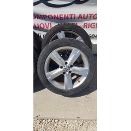 4x CERCHI IN LEGA VOLKSWAGEN PASSAT-GOLF-TIGUAN-T ROC INT. 5x112 DA 17" POLLICI