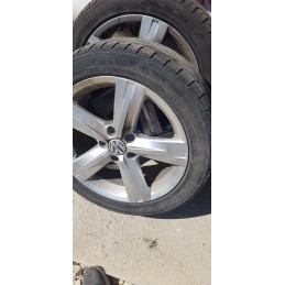4x CERCHI IN LEGA VOLKSWAGEN PASSAT-GOLF-TIGUAN-T ROC INT. 5x112 DA 17" POLLICI