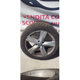 4x CERCHI IN LEGA VOLKSWAGEN PASSAT-GOLF-TIGUAN-T ROC INT. 5x112 DA 17" POLLICI