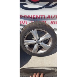 4x CERCHI IN LEGA VOLKSWAGEN PASSAT-GOLF-TIGUAN-T ROC INT. 5x112 DA 17" POLLICI
