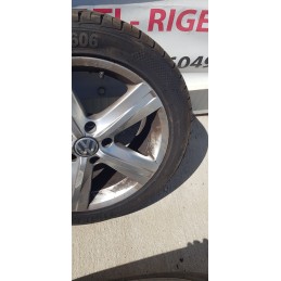 4x CERCHI IN LEGA VOLKSWAGEN PASSAT-GOLF-TIGUAN-T ROC INT. 5x112 DA 17" POLLICI