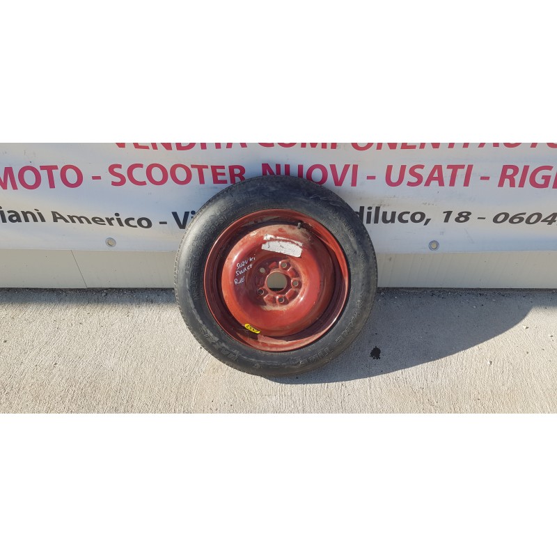 SUZUKI SWACE RUOTINO RUOTA DI SCORTA CERCHIO IN FERRO PNEUMATICO 135/90 R16