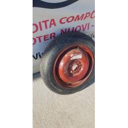 SUZUKI SWACE RUOTINO RUOTA DI SCORTA CERCHIO IN FERRO PNEUMATICO 135/90 R16