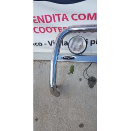 MITSUBISHI L200 2 SERIE BULL BAR PROMYGES BIG BAR CON FARETTI ANTERIORE