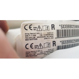 PEUGEOT 208 2 SERIE AIRBAG LATERALE TENDINA SOTTOCIELO DESTRA DX 9827991580