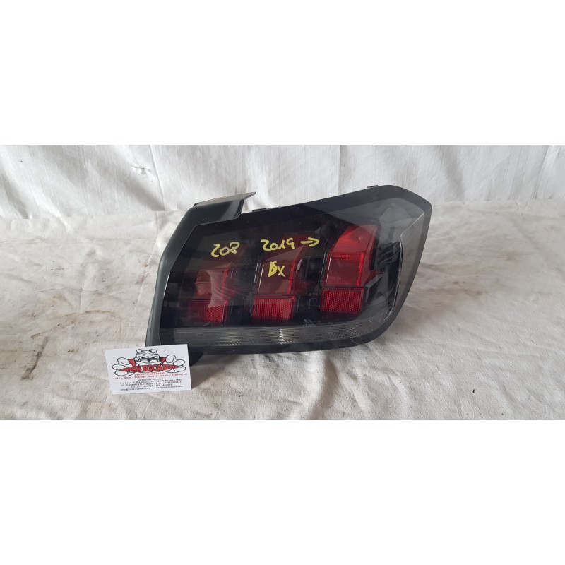 PEUGEOT 208 2 SERIE FANALE FANALI FARO STOP POSTERIORE LED 9823216580 DESTRO DX