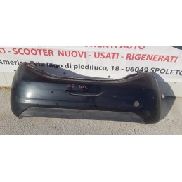 PEUGEOT 208 PRIMA SERIE PARAURTI PARAURTO POSTERIORE NUDO REAR BUMPER 1607254680