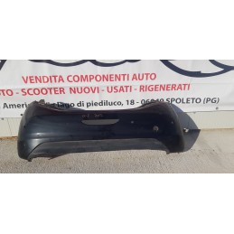PEUGEOT 208 PRIMA SERIE PARAURTI PARAURTO POSTERIORE NUDO REAR BUMPER 1607254680