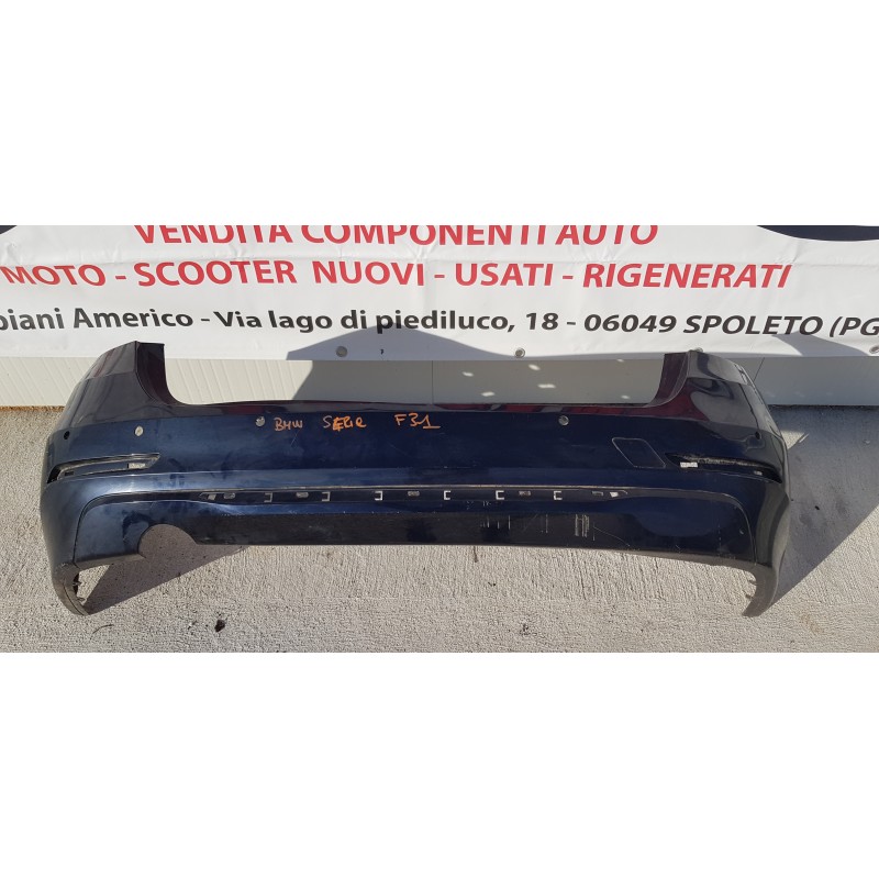 BMW SERIE 3 F31 PARAURTI PARAURTO POSTERIORE NUDO REAR BUMPER 51127312739