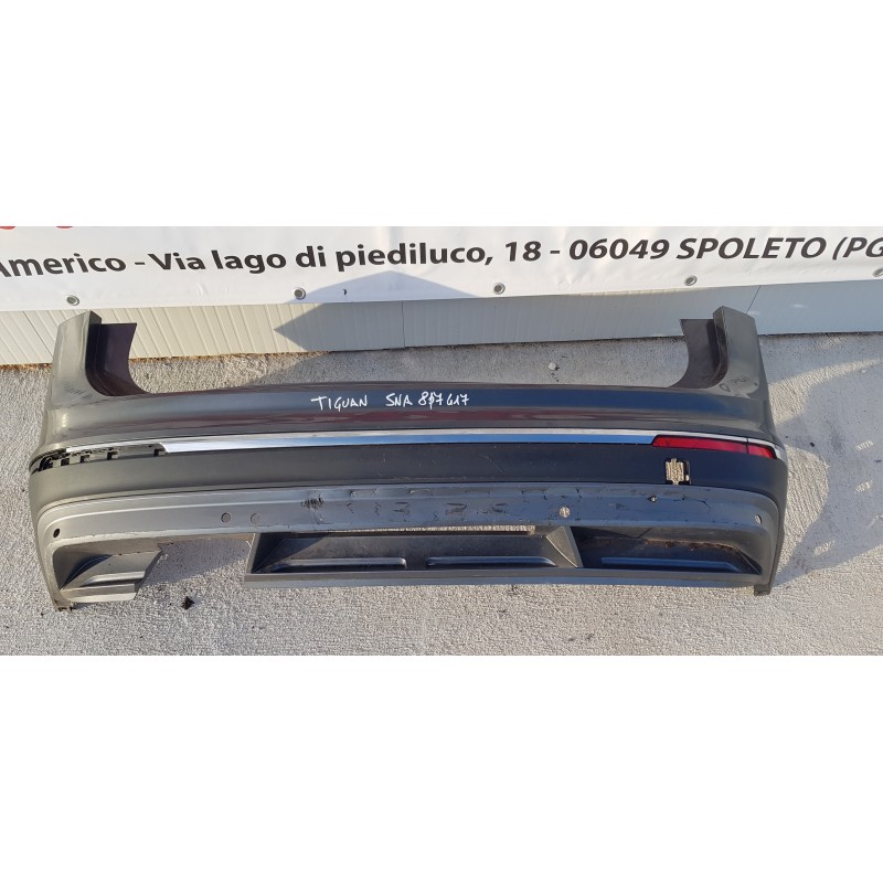 VOLKSWAGEN TIGUAN 5NA PARAURTI PARAURTO POSTERIORE NUDO REAR BUMPER 5NA807417