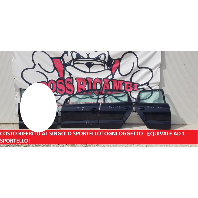 VOLKSWAGEN POLO 6R 6C SPORTELLO SPORTELLI PORTA PORTIERA LATERALI ANT POST DX SX