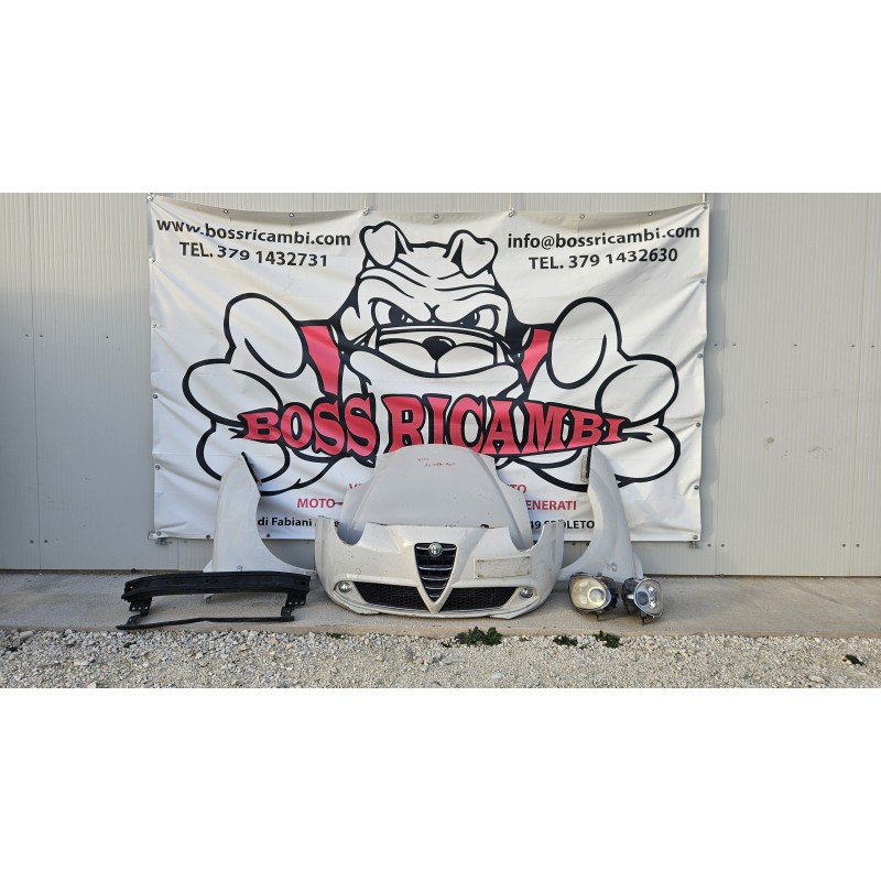 ALFA ROMEO MITO MUSATA FRONTALE PARAURTI FANALI COFANO PARAFANGHI RADIATORE