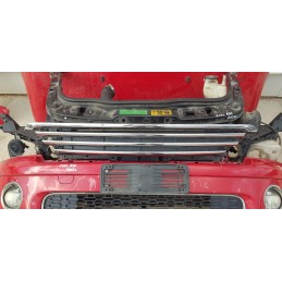 MINI COOPER R56 MUSATA FRONTALE PARAURTI FANALI COFANO PARAFANGHI RADIATORI