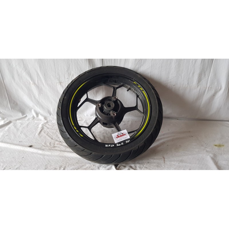 KAWASAKI NINJA 125cc CERCHIONE CERCHIO RUOTA DISCO IN LEGA DA 17" POST DAL 2019