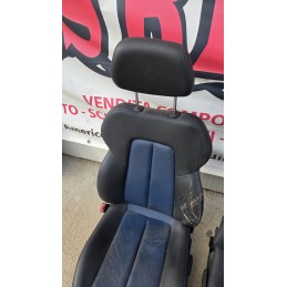 MERCEDES BENZ SLK R170 TAPPEZZERIA INTERNI INTERNO SEDILE SEDILI PANNELLI PELLE