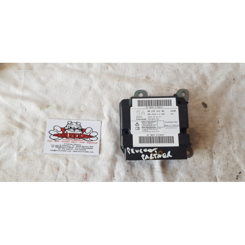 PEUGEOT CITROEN CENTRALINA CONTROLLO SENSORE AIRBAG CONTINENTAL 9823741280