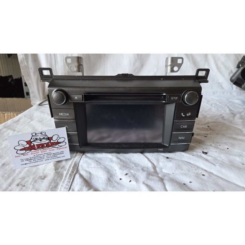 TOYOTA RAV 4 IV XA40 AUTORADIO LETTORE CD NAV CAR MEDIA GPS SCHERMO 86140-42040