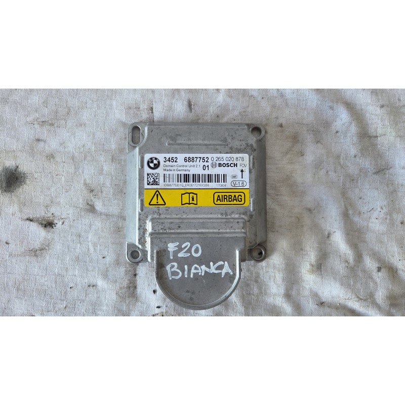 BMW SERIE 1 F20 CENTRALINA SENSORE SRS AIRBAG UNITA' 0265020878