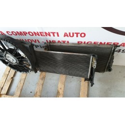 Dettagli su   BMW SERIE 3 E90 KIT RADIATORI RAFFREDDAMENTO CLIMA ELETTROVENTOLA 2.0 DIESEL