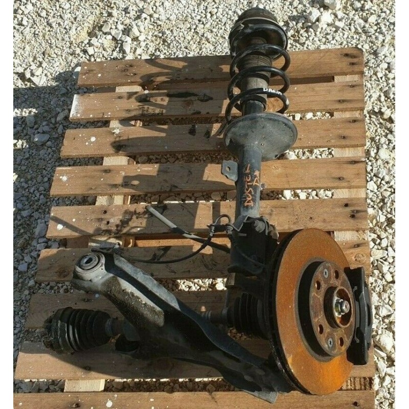 Dettagli su   DACIA DUSTER SOSPENSIONE AMMORTIZZATORE BRACCIO DISCO PINZA FUSELLO 1.6 BENZ DX