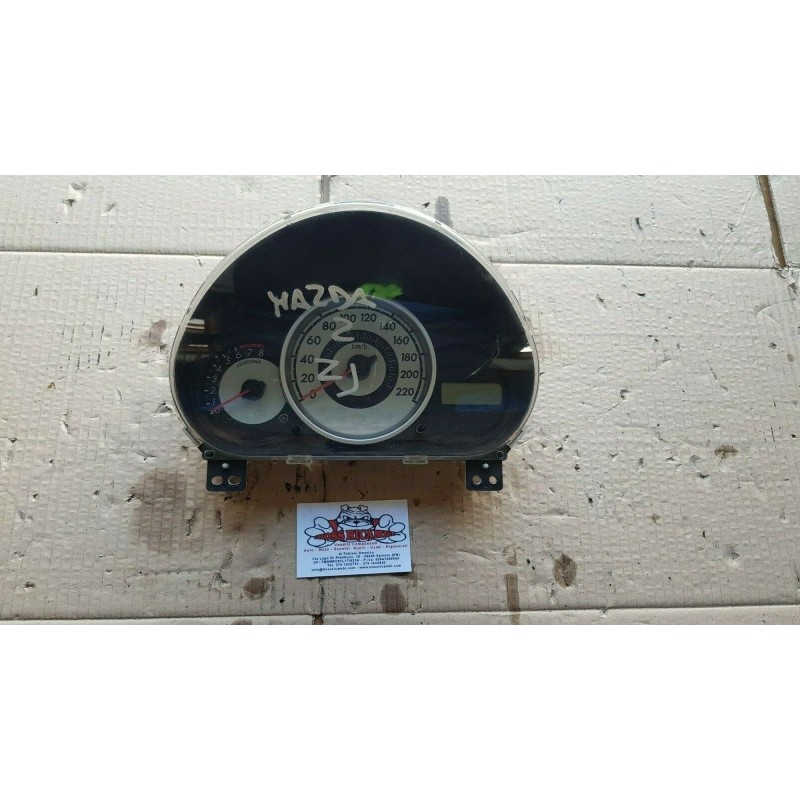 Dettagli su   MAZDA 2 DE QUADRO STRUMENTI CONTACHILOMETRI STRUMENTAZIONE DISPLAY 1.3 BENZINA