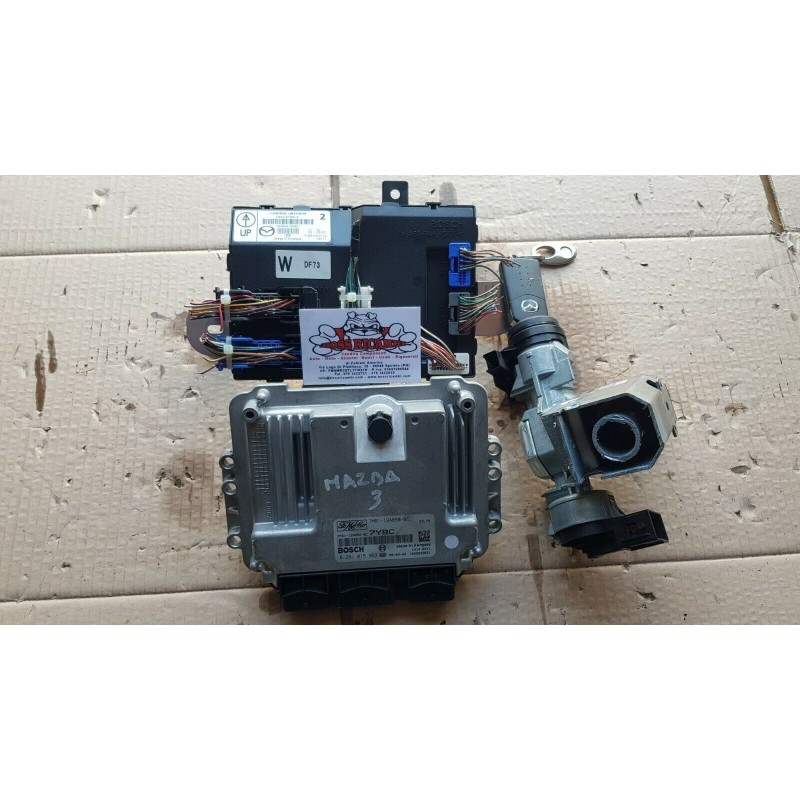 Dettagli su   MAZDA 3 BL 2 SERIE KIT ACCENSIONE AVVIAMENTO MOTORE ECU BODY COMPUTER CHIAVE 1.6
