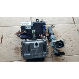Dettagli su   MAZDA 3 BL 2 SERIE KIT ACCENSIONE AVVIAMENTO MOTORE ECU BODY COMPUTER CHIAVE 1.6