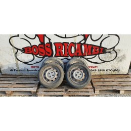 Dettagli su   4x CERCHI IN FERRO CON COPRIMOZZO FIAT STRADA PICKUP DA 14 POLLICI