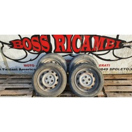 Dettagli su   4x CERCHI IN FERRO CON COPRIMOZZO FIAT STRADA PICKUP DA 14 POLLICI