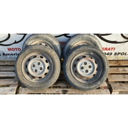 Dettagli su   4x CERCHI IN FERRO CON COPRIMOZZO FIAT STRADA PICKUP DA 14 POLLICI