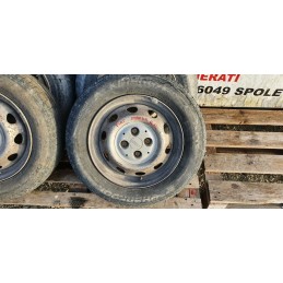Dettagli su   4x CERCHI IN FERRO CON COPRIMOZZO FIAT STRADA PICKUP DA 14 POLLICI