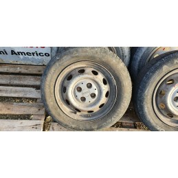 Dettagli su   4x CERCHI IN FERRO CON COPRIMOZZO FIAT STRADA PICKUP DA 14 POLLICI